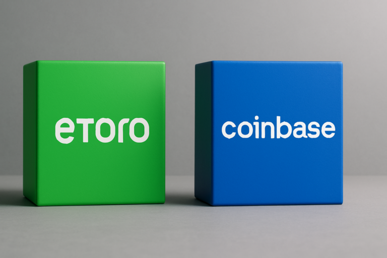 Beitragsbild zu eToro vs. Coinbase