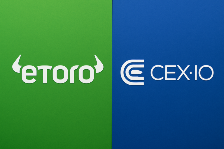 Beitragsbild zu eToro vs. Cex.io