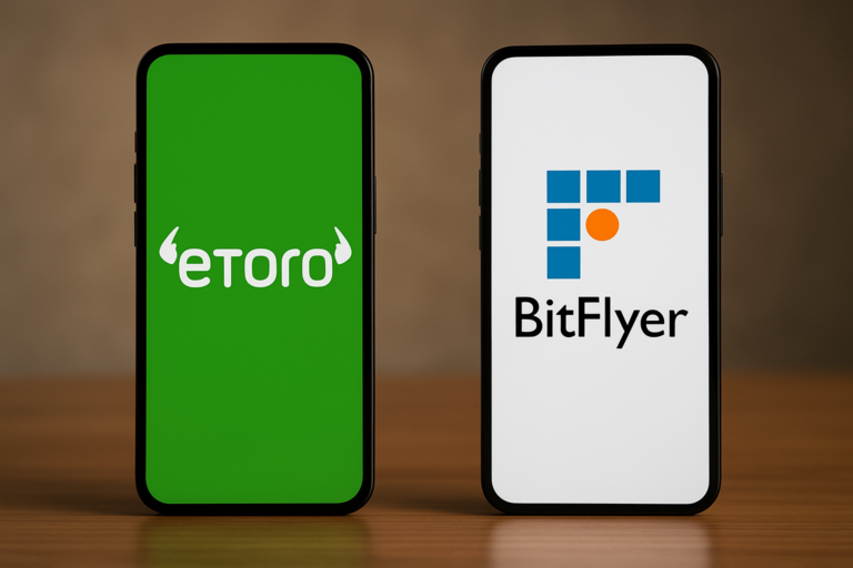 Beitragsbild zu eToro vs. BitFlyer