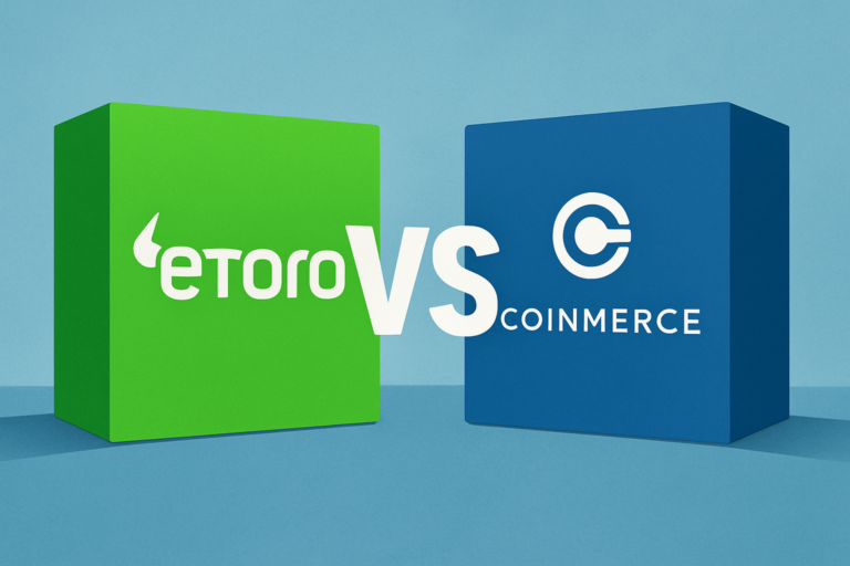 Beitragsbild zu eToro vs. Coinmerce