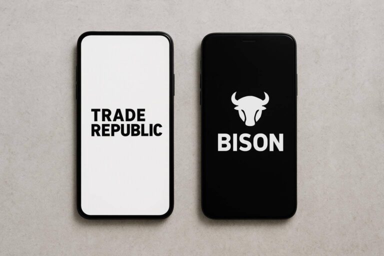 Beitragsbild zu Trade Republic vs. Bison