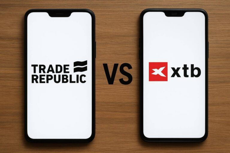 Beitragsbild zu Trade Republic vs. XTB