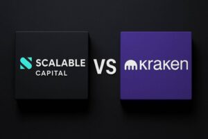 Beitragsbild zu Scalable Capital vs. Kraken