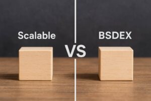 Beitragsbild zu Scalable Capital vs. BSDEX
