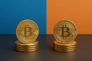 Beitragsbild zu Bitpanda vs. Bitcoin.de