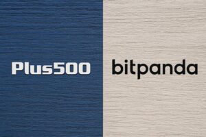Beitragsbild zu Plus500 vs. Bitpanda