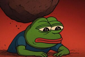 PEPE unter Druck: Support hält, Widerstand wird Härtetest