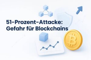 Beitragsbild zu 51-Prozent-Attacke: Gefahr für Blockchains