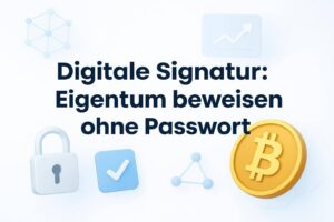 Beitragsbild zu Digitale Signatur: Eigentum beweisen ohne Passwort