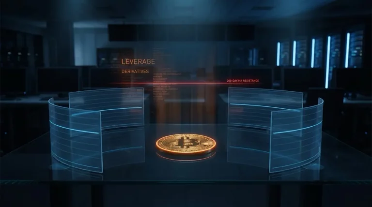 Bitcoin-vor-dem-Volatilitaetsbruch-Weniger-Hebel-schuetzt-vor-dem-Crash