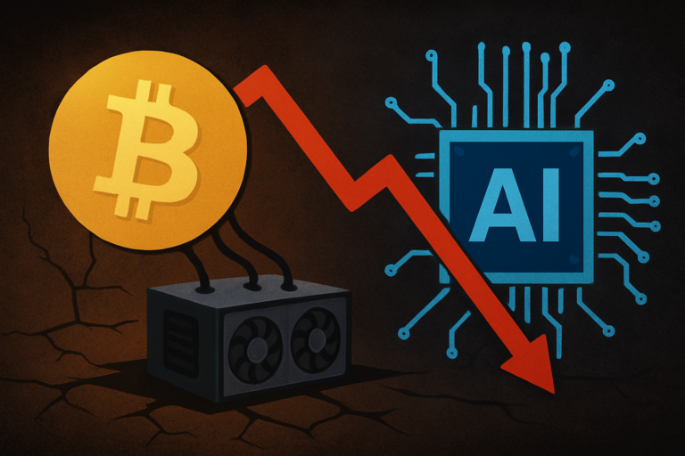 Bitcoin-Difficulty fällt 16%-doch Miner wechseln zu KI
