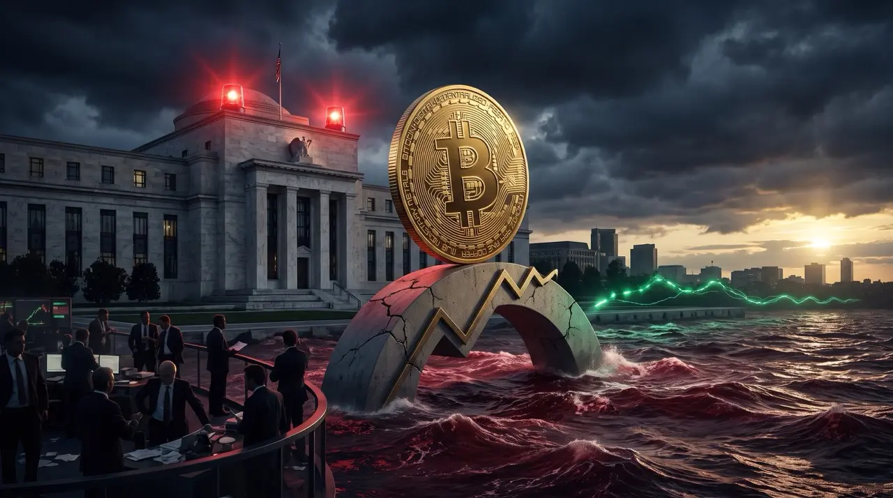 Bitcoin-faellt-trotz-FedPause-unter-80000-Dollar-zwei-Stimmen-verschaerfen-den-Druck