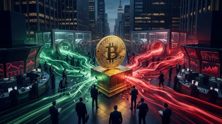 Gerade-noch-eine-Milliarde-Dollar-Zufluesse-jetzt-ziehen-Anleger-636-Millionen-aus-BitcoinETFs-ab