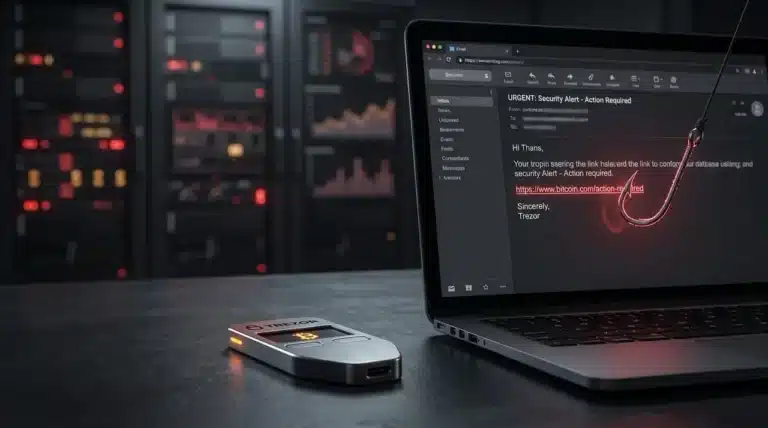 Trezor-warnt-347000-Nutzer-PhishingMail-kam-ueber-legitime-Infrastruktur